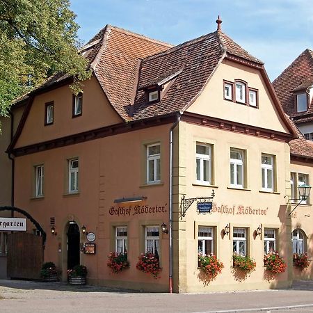 Hotel Gasthof Rodertor Ротенбург об дер Таубер Екстериор снимка